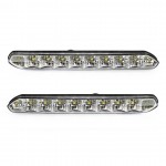 ΦΩΤΑ ΗΜΕΡΑΣ DRL 12/24V 7W 20LED(0,35W ANA LED) 190x20x40mm 2ΤΕΜ Διεθνή Φώτα Ημέρας (DRL)
