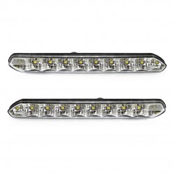 ΦΩΤΑ ΗΜΕΡΑΣ DRL 12/24V 7W 20LED(0,35W ANA LED) 190x20x40mm 2ΤΕΜ Διεθνή Φώτα Ημέρας (DRL)