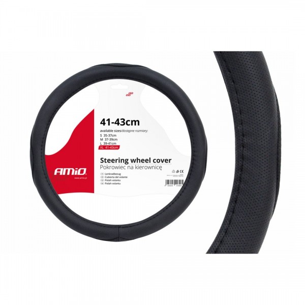 ΚΑΛΥΜΜΑ ΤΙΜΟΝΙΟΥ 41/43CM SWC-09-XL ΜΑΥΡΟ AMiO - 1 ΤΕΜ. Διάμετρος 41-43 cm