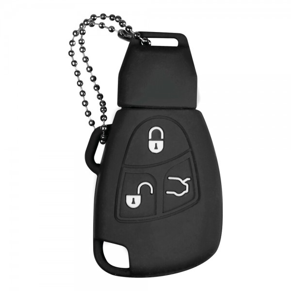 ΚΑΛΥΜΜΑ ΚΛΕΙΔΙΩΝ ΣΙΛΙΚΟΝΗΣ TYPE-2 ΜΑΥΡΟ ΧΡΩΜΑ ΓΙΑ MERCEDES 1ΤΕΜ. MERCEDES