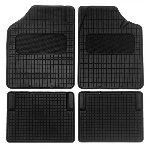 ΠΑΤΑΚΙΑ ΛΑΣΤΙΧΟ ΜΑΥΡΑ RCM-02 AMiO - 4 ΤΕΜ. Διεθνή Πατάκια Λάστιχο