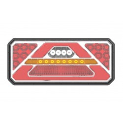 ΦΑΝΑΡΙ ΠΙΣΙΝΟ ΔΕΞΙ RCL-02-R 10-30V LED 236x104x40mm ΜΕ ΚΑΛΩΔΙΟ 1ΤΕΜ Εξωτερικά Πίσω Φώτα