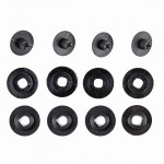 ΚΟΥΜΠΩΜΑΤΑ ΚΛΙΠΣ ΓΙΑ ΠΑΤΑΚΙΑ (ΣΤΡΟΓΓΥΛΑ ΜΕΓΑΛΑ) (2 ΖΕΥΓΑΡΙΑ)  AMIO - 4 ΤΕΜ. Αξεσουάρ για Πατάκια