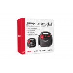 ΕΚΚΙΝΗΤΗΣ ΜΠΑΤΑΡΙΑΣ STARTER 4 ΣΕ 1 17Ah 12V DC 300A (700A max) 250PSI ΜΕ ΚΟΜΠΡΕΣΕΡ ΑΕΡΑ / ΜΑΝΟΜΕΤΡΟ / 3 LED / 2 ΠΡΙΖΕΣ 12V / 1 ΘΥΡΑ USB 5V 2,1A SENA ΓΙΑ ΒΕΝΖΙΝΗ ΚΑΙ DIESEL AMiO - 1 ΤΕΜ. Εκκινητές Μπαταρίας