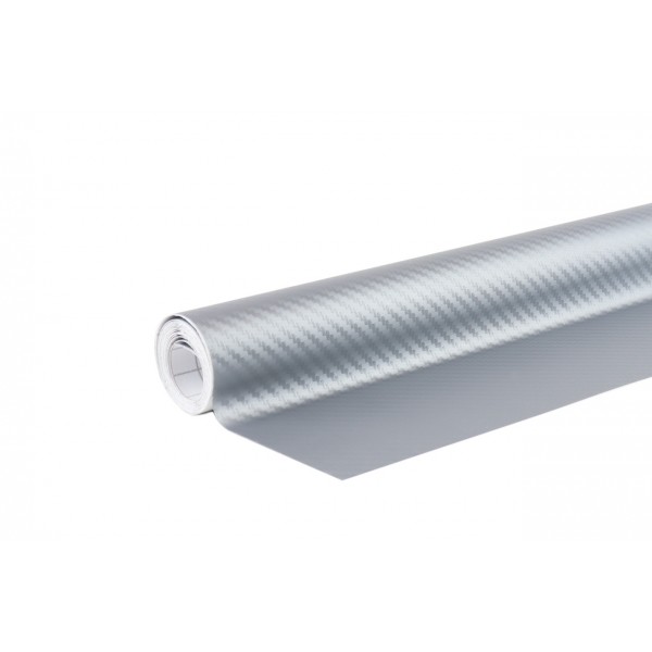 ΦΙΛΜ CARBON ΑΣΗΜΙ ΕΣΩΤΕΡΙΚΗΣ & ΕΞΩΤΕΡΙΚΗΣ ΧΡΗΣΗΣ 30x150cm Διακοσμητικά Φιλμ Εξωτερικής Χρήσης