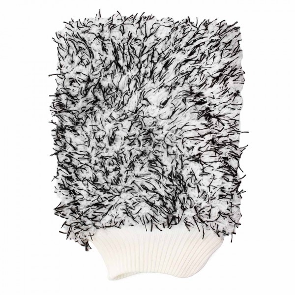 ΓΑΝΤΙ ΠΛΥΣΙΜΑΤΟΣ ΜΕ ΜΙΚΡΟΙΝΕΣ (MICROFIBER) 25x18cm 600g/sqm ΑΣΠΡΟ/ΜΑΥΡΟ AMIO - 1 Τεμ. Σφουγγάρια