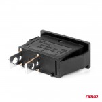 ΔΙΑΚΟΠΤΗΣ ON/OFF  2 ΕΠΑΦΩΝ 12V 20A 10mm x 26mm ΜΑΥΡΟΣ  ΑΜΙΟ - 1 ΤΕΜ. Διακόπτες Ρελέ