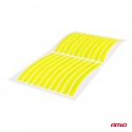 ΔΙΑΚΟΣΜΗΤΙΚΑ ΑΝΑΚΛΑΣΤΙΚΑ ΑΥΤΟΚΟΛΛΗΤΑ ΓΙΑ ΖΑΝΤΕΣ MOTO & ΑΥΤΟΚΙΝΗΤΩΝ ΦΩΣΦΟΡΙΖΕ ΚΙΤΡΙΝΑ 10x0,7cm ΑMiO - 20 TEM. Αυτοκόλλητα Διακοσμητικά