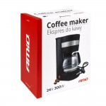 ΚΑΦΕΤΙΕΡΑ ΦΙΛΤΡΟΥ ΓΙΑ ΓΑΛΛΙΚΟ ΚΑΦΕ 24V 300W 650ML  ΜΑΥΡΗ/INOX  ΑMiO - 1 TEM. Συσκευές Μαγειρικής και Σκεύη Εστίασης