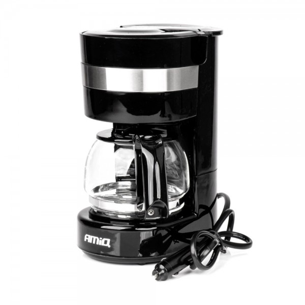 ΚΑΦΕΤΙΕΡΑ ΦΙΛΤΡΟΥ ΓΙΑ ΓΑΛΛΙΚΟ ΚΑΦΕ 24V 300W 650ML  ΜΑΥΡΗ/INOX  ΑMiO - 1 TEM. Συσκευές Μαγειρικής και Σκεύη Εστίασης