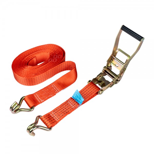 ΙΜΑΝΤΑΣ ΔΕΣΙΜΑΤΟΣ ΜΕ ΚΑΣΤΑΝΙΑ ΚΑΙ ΜΕΤΑΛΛΙΚΟΥΣ ΓΑΝΤΖΟΥΣ 6m/50mm 5000kg ΚΟΚΚΙΝΟ ΑΜΙΟ - 1 τεμ. Ιμάντες Δέσης