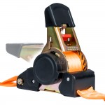 ΙΜΑΝΤΑΣ ΔΕΣΙΜΑΤΟΣ ΜΕ ΚΑΣΤΑΝΙΑ ΚΑΙ ΔΙΠΛΟ ΓΑΝΤΖΟ ΜΕ ΑΥΤΟΜΑΤΗ ΕΠΙΣΤΡΟΦΗ (3.8x400cm) ΠΟΡΤΟΚΑΛΙ 1000/500kg J-Type AMIO - 1 Τεμ. Ιμάντες Δέσης