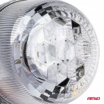 ΦΑΡΟΣ DIAMONT W25SB ΜΕ ΛΕΥΚΟ ΚΑΠΑΚΙ 12/24V 24xSMD LED ΠΟΡΤΟΚΑΛΙ ΒΙΔΩΤΟΣ 154x126mm ΑΜΙΟ - 1 ΤΕΜ. Φάροι LED
