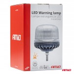 ΦΑΡΟΣ DIAMONT W25SB ΜΕ ΛΕΥΚΟ ΚΑΠΑΚΙ 12/24V 24xSMD LED ΠΟΡΤΟΚΑΛΙ ΒΙΔΩΤΟΣ 154x126mm ΑΜΙΟ - 1 ΤΕΜ. Φάροι LED
