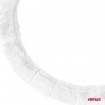 ΚΑΛΥΜΜΑ ΤΙΜΟΝΙΟΥ ΓΟΥΝΙΝΟ/ΧΝΟΥΔΩΤΟ (M) 37-39cm SWC-53-M ΣΕ ΛΕΥΚΟ ΧΡΩΜΑ AMIO - 1 Τεμ. Διάμετρος 37-39 cm