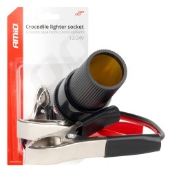 ΥΠΟΔΟΧΗ ΓΙΑ ΦΙΣ ΑΝΑΠΤΗΡΑ ΜΕ ΚΡΟΚΟΔΕΙΛΑΚΙΑ 12/24V 15cm ΑΜΙΟ - 1 ΤΕΜ. Φις Αναπτήρα