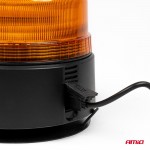ΦΑΡΟΣ 12/24V ΠΟΡΤΟΚΑΛΙ 36xSMD LED ΜΑΓΝΗΤΙΚΟΣ ΕΠΑΝΑΦΟΡΤΙΖΟΜΕΝΟΣ ΑΣΥΡΜΑΤΟΣ R65 R10 IP66 123x110mm ΑΜΙΟ - 1 ΤΕΜ. Φάροι LED