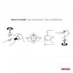 ΑΚΡΟ (ΜΠΟΥΚΑ) ΕΞΑΤΜΙΣΗΣ MT-026 AKR ΧΡΩΜΙΟ Φ43-62 165x89mm AMIO - 1 τεμ. Μπούκες Εξάτμισης