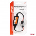 ΑΝΤΙΣΤΑΣΗ ΓΙΑ ΛΑΜΠΕΣ LED H7 12V 3W 120Ω (ΑΝΤΙΣΤΑΣΗ-ΨΕΥΤΗΣ-CANCELLER)  AMIO - 1 τεμ. Αντιστάσεις CANBUS (Cancelers)