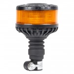 ΦΑΡΟΣ HEAVY DUTY W28P 12/24V 16LED ΕΛΑΣΤΙΚΟΣ ΒΙΔΩΤΟΣ ΠΟΡΤΟΚΑΛΙ Υ169mm Φ110mm AMIO - 1 τεμ. Φάροι LED