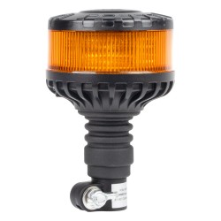 ΦΑΡΟΣ HEAVY DUTY W28P 12/24V 16LED ΕΛΑΣΤΙΚΟΣ ΒΙΔΩΤΟΣ ΠΟΡΤΟΚΑΛΙ Υ169mm Φ110mm AMIO - 1 τεμ. Φάροι LED
