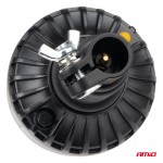 ΦΑΡΟΣ HEAVY DUTY W28P 12/24V 16LED ΕΛΑΣΤΙΚΟΣ ΒΙΔΩΤΟΣ ΠΟΡΤΟΚΑΛΙ Υ169mm Φ110mm AMIO - 1 τεμ. Φάροι LED