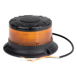 ΦΑΡΟΣ HEAVY DUTY W28B 12/24V ΠΟΡΤΟΚΑΛΙ 16LED ΒΙΔΩΤΟΣ Υ77mm Φ110mm AMIO - 1 τεμ. Φάροι LED