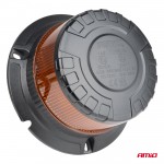 ΦΑΡΟΣ HEAVY DUTY W28M 12/24V ΠΟΡΤΟΚΑΛΙ 16LED ΜΑΓΝΗΤΙΚΟΣ/ΒΙΔΩΤΟΣ ΜΕ ΦΙΣ ΑΝΑΠΤΗΡΑ Υ89mm Φ110mm AMIO - 1 τεμ. Φάροι LED