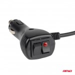 ΦΑΡΟΣ HEAVY DUTY W29M 12/24V ΠΟΡΤΟΚΑΛΙ 16LED ΜΑΓΝΗΤΙΚΟΣ/ΒΙΔΩΤΟΣ ΜΕ ΦΙΣ ΑΝΑΠΤΗΡΑ Υ103mm Φ110mm AMIO - 1 τεμ. Φάροι LED