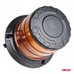 ΦΑΡΟΣ HEAVY DUTY W30M 12/24V ΠΟΡΤΟΚΑΛΙ 24LED ΜΑΓΝΗΤΙΚΟΣ/ΒΙΔΩΤΟΣ ΜΕ ΦΙΣ ΑΝΑΠΤΗΡΑ Υ128mm Φ110mm AMIO - 1 τεμ. Φάροι LED