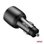 ΦΟΡΤΙΣΤΗΣ ΑΝΑΠΤΗΡΑ 12/24V ΜΕ 3 ΘΥΡΕΣ 2xUSB-C/1xUSB-A 95W 5V/3A ΤΑΧΕΙΑΣ ΦΟΡΤΙΣΗΣ ΑΛΟΥΜΙΝΙΟ/ΜΑΥΡΟΣ ΑΜΙΟ - 1 Τεμ. Φορτιστές 12/24 V