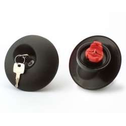 ΤΑΠΑ ΒΕΝΖΙΝΗΣ ΜΕ ΚΛΕΙΔΙ ΓΙΑ RENAULT CLIO 1993-1998 - BELLIER MILLENNIUM ΣΕ ΜΑΥΡΟ ΧΡΩΜΑ FARMA - 1 τεμ. Τάπες Καυσίμου