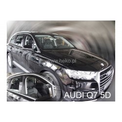 ΑΝΕΜΟΘΡΑΥΣΤΕΣ ΓΙΑ AUDI Q7 5D 2015+  ΣΕΤ ΑΥΤΟΚΙΝΗΤΟΥ ΑΠΟ ΕΥΚΑΜΠΤΟ ΦΙΜΕ ΠΛΑΣΤΙΚΟ HEKO - 4 ΤΕΜ. ΑΝΕΜΟΘΡΑΥΣΤΕΣ