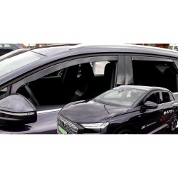 ΑΝΕΜΟΘΡΑΥΣΤΕΣ ΓΙΑ AUDI Q4 E-TRON 5D 2021+ -  ΣΕΤ ΑΥΤΟΚΙΝΗΤΟΥ ΑΠΟ ΕΥΚΑΜΠΤΟ ΦΙΜΕ ΠΛΑΣΤΙΚΟ HEKO - 4 ΤΕΜ. ΑΝΕΜΟΘΡΑΥΣΤΕΣ