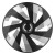 ΤΑΣΙΑ 16" HUBCAP VECTOR RC SILVER BLACK AMiO- 4 ΤΕΜ.