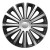 ΤΑΣΙΑ 16" HUBCAP TREND SILVER BLACK - ΣΕΤ ΣΕ ΚΟΥΤΙ - 4 ΤΕΜ.