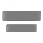 ΠΡΟΣΤΑΤΕΥΤΙΚΟ ΤΖΑΜΙ ΠΙΝΑΚΙΔΑΣ MEDIUM BLACK ΦΙΜΕ ΠΑΛΑΙΟΥ ΤΥΠΟΥ 43 Χ 12,5 cm ΚΑΙ 33,4 Χ 10,5 cm (ΠΛΑΣΤΙΚΟ) - 2 ΤΕΜ. Πινακίδες και Σήμανση