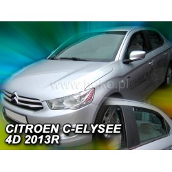 ΑΝΕΜΟΘΡΑΥΣΤΕΣ ΓΙΑ CITROEN C-ELYSEE 4D 2013+ ΣΕΤ ΑΥΤΟΚΙΝΗΤΟΥ ΑΠΟ ΕΥΚΑΜΠΤΟ ΦΙΜΕ ΠΛΑΣΤΙΚΟ HEKO - 4 ΤΕΜ. ΑΝΕΜΟΘΡΑΥΣΤΕΣ