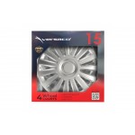 ΤΑΣΙ 15" HUBCAP LUXURY ΑΣΗΜΙ - ΣΕΤ 4 ΤΕΜ. ΣΕ ΚΟΥΤΙ ΤΑΣΙΑ 15 ΙΝΤΣΕΣ