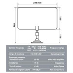Ψηφιακή κεραία τηλεόρασης με αντάπτορα αναπτήρα Κεραίες TV