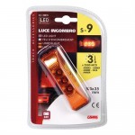 Φως Φορτηγού 24V 3LED Πορτοκαλί 103x35mm Διακοσμητικά Φώτα Φως Φορτηγού 24V 3LED Πορτοκαλί 103x35mm Διακοσμητικά Φώτα