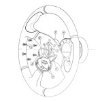 ΤΙΜΟΝΙ KOBRA 320mm ΤΡΙΑΚΤΙΝΟ ΜΑΥΡΟ/ΑΣΗΜΙ ΚΕΝΤΡΟ LUISI Τιμόνια