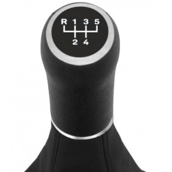 SKODA OCTAVIA2 /YETI /SUPERB 3T 08+ ΠΟΜΟΛΟ 5 ΤΑΧΥΤΗΤΩΝ ΜΕ ΜΑΥΡΗ ΦΟΥΣΚΑ ORIGINAL Μαρκέ Πόμολα Φούσκες Ταχυτήτων