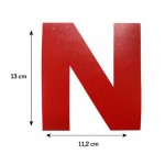 Ν ΝΕΩΝ ΟΔΗΓΩΝ ΑΥΤΟΚΟΛΛΗΤΟ ΣΗΜΑ ΕΣΩΤΕΡΙΚΗΣ ΧΡΗΣΗΣ 13 Χ 11,2 cm  - 1 ΤΕΜ. Διάφορα Διακοσμητικά