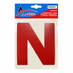 Ν ΝΕΩΝ ΟΔΗΓΩΝ ΑΥΤΟΚΟΛΛΗΤΟ ΣΗΜΑ ΕΣΩΤΕΡΙΚΗΣ ΧΡΗΣΗΣ 13 Χ 11,2 cm  - 1 ΤΕΜ. Διάφορα Διακοσμητικά