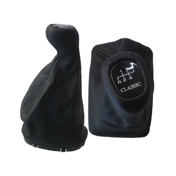 Πόμολο Ταχυτήτων με Φούσκα Δερματίνη Μαρκέ για MERCEDES E-KLAS W210 1995+ ΕΚΔΟΣΗ CLASSIC Μαρκέ Πόμολα Φούσκες Ταχυτήτων