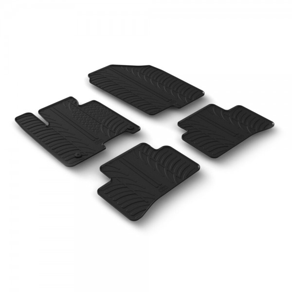 ΜΑΡΚΕ ΠΑΤΑΚΙΑ ΣΕ ΣΚΑΦΗ ΛΑΣΤΙΧΟ ΓΙΑ HYUNDAI TUCSON 5D 11/2020+ SUMISURA ΣΕ ΜΑΥΡΟ ΧΡΩΜΑ ME ΚΟΥΜΠΩΜΑΤΑ LAMPA - 4 ΤΕΜ. Hyundai