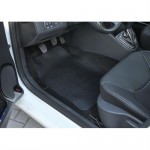 ΣΕΤ ΠΑΤΑΚΙΑ FLORIDA (ΜΑΥΡΟ/ΛΑΣΤΙΧΟ - 41 Χ 63,5 cm ΚΑΙ 40 Χ 33 cm) - 4 ΤΕΜ. Διεθνή Πατάκια Λάστιχο