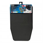 ΣΕΤ ΠΑΤΑΚΙΑ FLORIDA (ΜΑΥΡΟ/ΛΑΣΤΙΧΟ - 41 Χ 63,5 cm ΚΑΙ 40 Χ 33 cm) - 4 ΤΕΜ. Διεθνή Πατάκια Λάστιχο