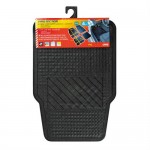 ΠΑΤΑΚΙΑ ΛΑΣΤΙΧΟ PROTECTOR ΜΑΥΡΑ 44x63cm+44x31cm 4ΤΕΜ. Διεθνή Πατάκια Λάστιχο